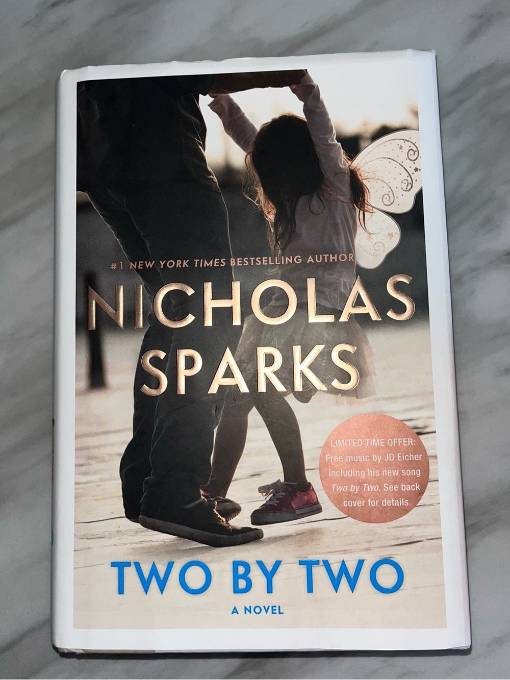 Nicholas Sparks Two by Two Hardcover Novel Fiction Book with Dust Jacket